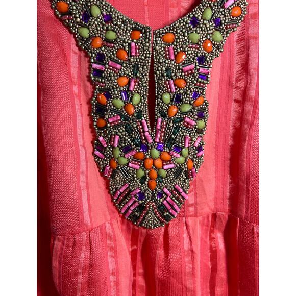 Lafayette 148 New York Beaded detail Long sleeve Size 14 - Picture 6 of 7